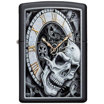 Запалка Zippo 29854 Skull Clock Design 2