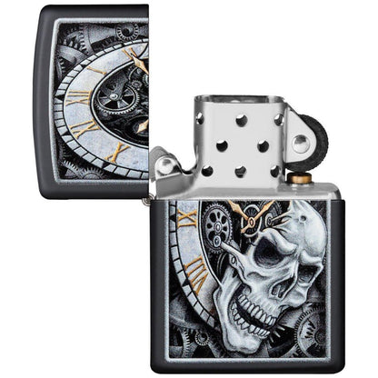 Запалка Zippo 29854 Skull Clock Design 4