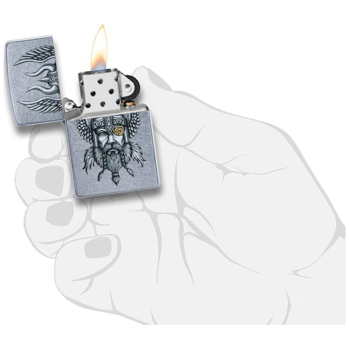 Запалка Zippo 29871 Viking Warrior Design 4