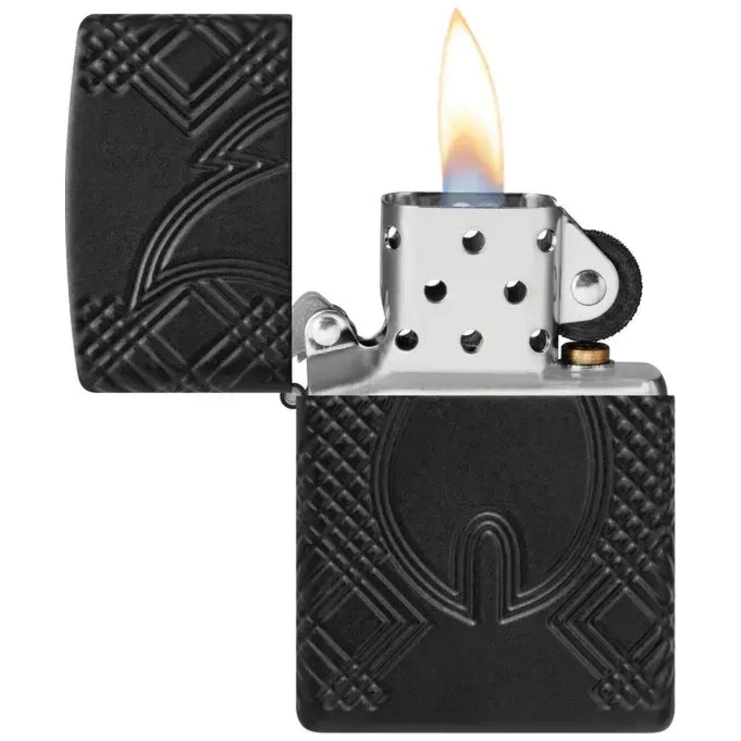 Запалка Zippo 46775 - Rivet Flame Design 3