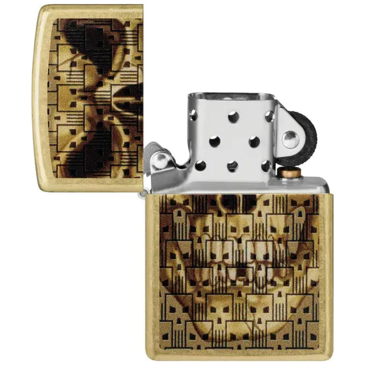 Запалка Zippo 46937 - Skulls on Skulls Design 4