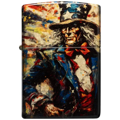 Запалка Zippo 47145 - Uncle Sam Fusion Design 2