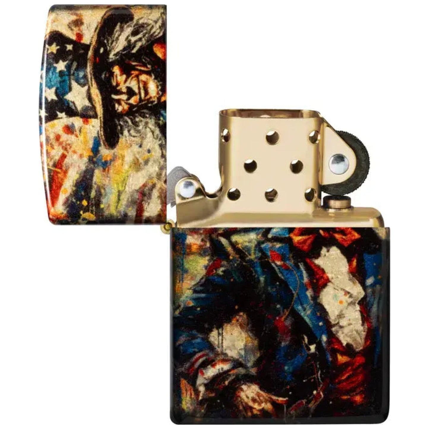 Запалка Zippo 47145 - Uncle Sam Fusion Design 4