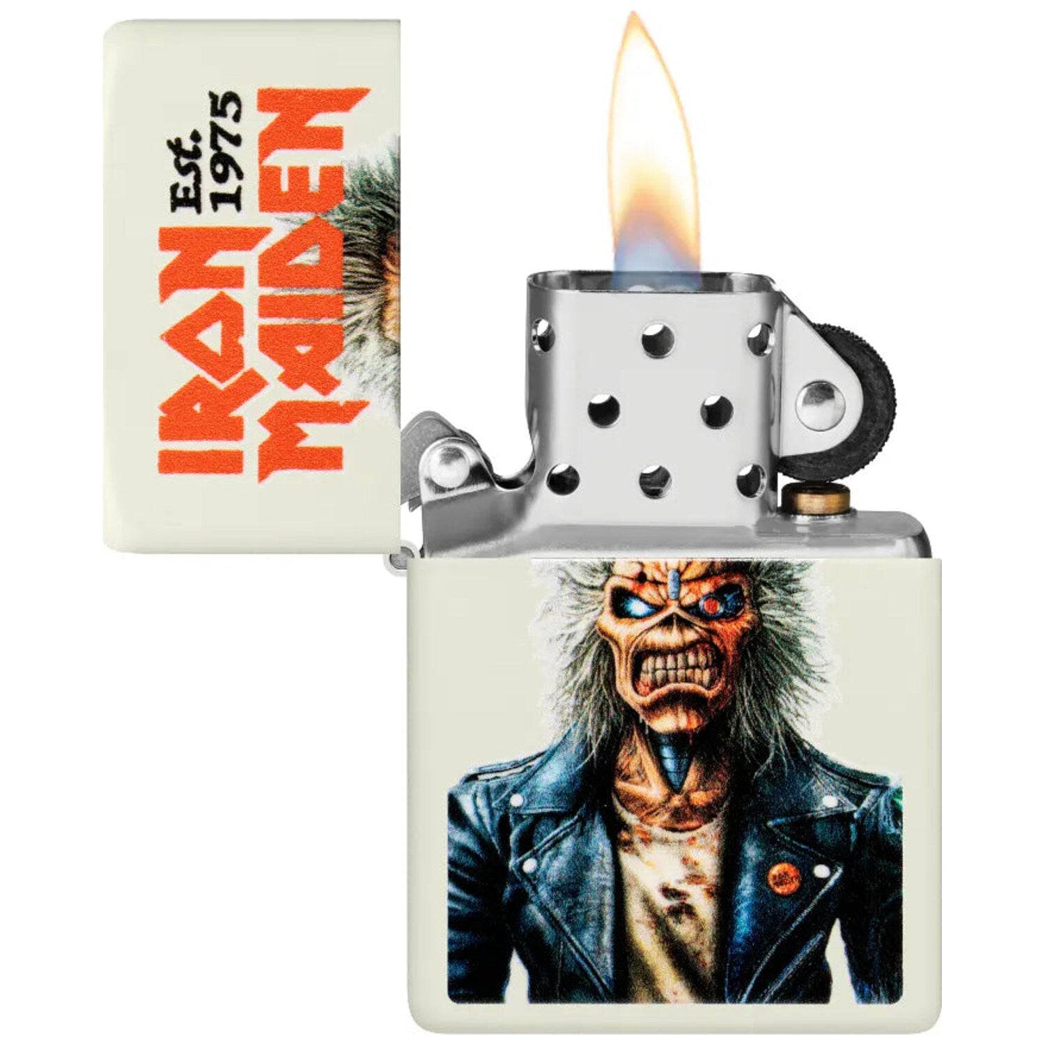 Запалка Zippo 47198 Iron Maiden Glowing Eddie Design 3