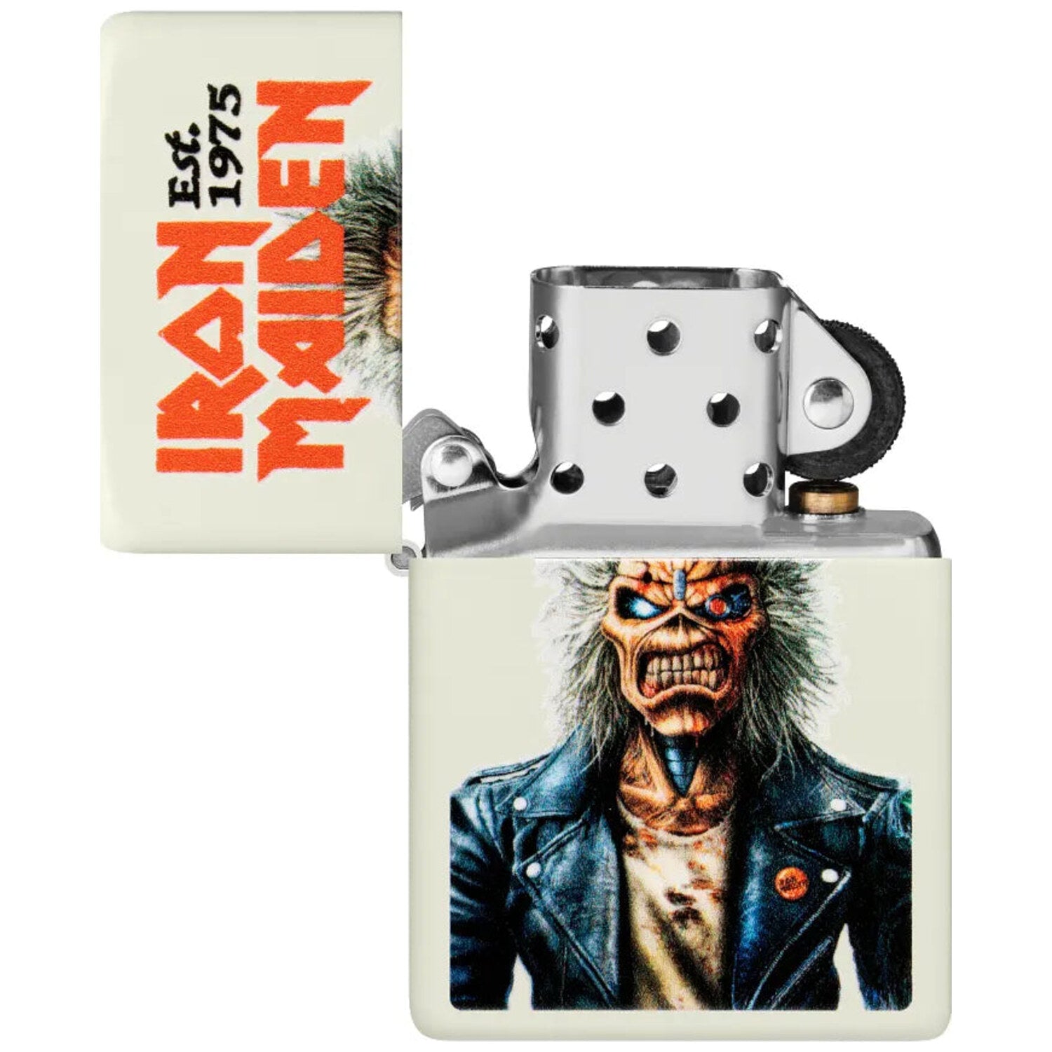 Запалка Zippo 47198 Iron Maiden Glowing Eddie Design 4