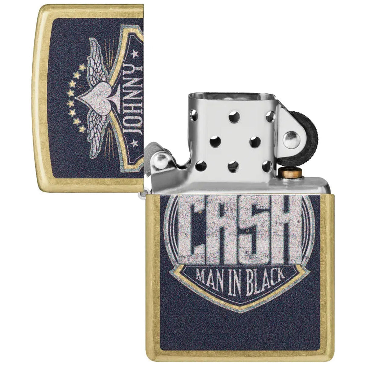 Запалка Zippo 47200 Johnny Cash Crest Design 4