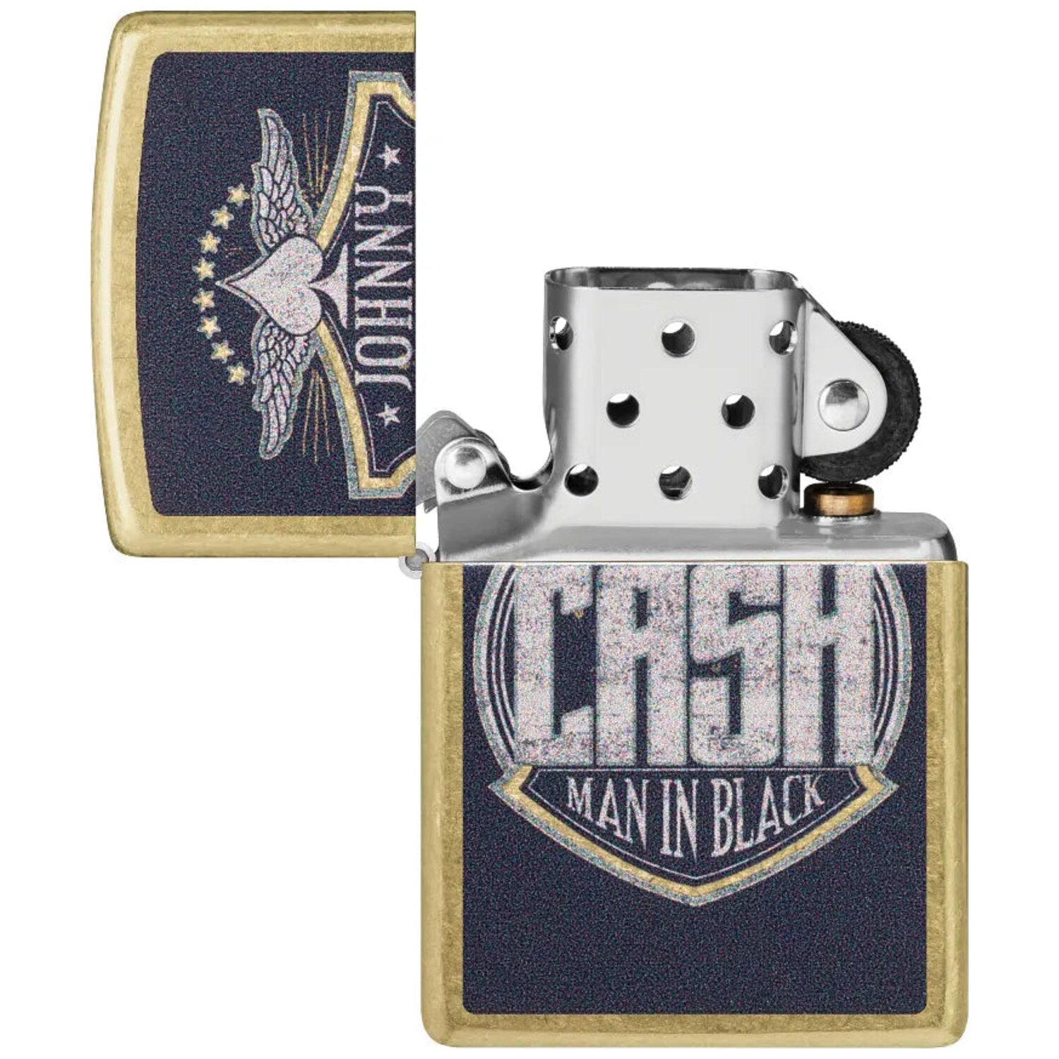 Запалка Zippo 47200 Johnny Cash Crest Design 4