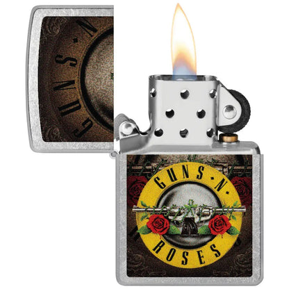 Запалка Zippo 47226 Guns N' Roses Flower Skull Design 3