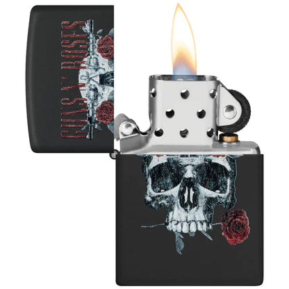 Запалка Zippo 47227 Guns N' Roses Flower Skull Design 3