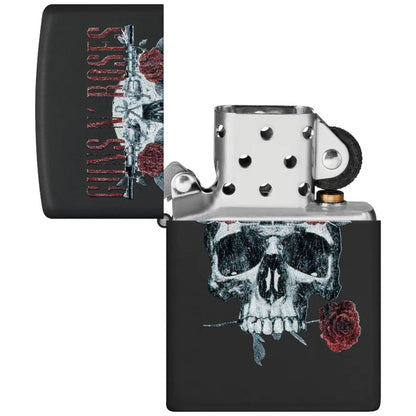 Запалка Zippo 47227 Guns N' Roses Flower Skull Design 4
