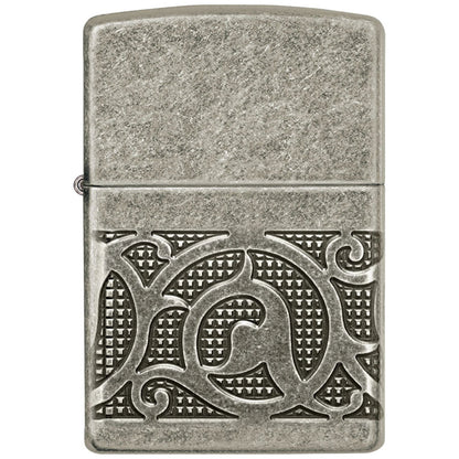 Запалка Zippo 49290 - Armor® Antique Silver Pattern Design 3