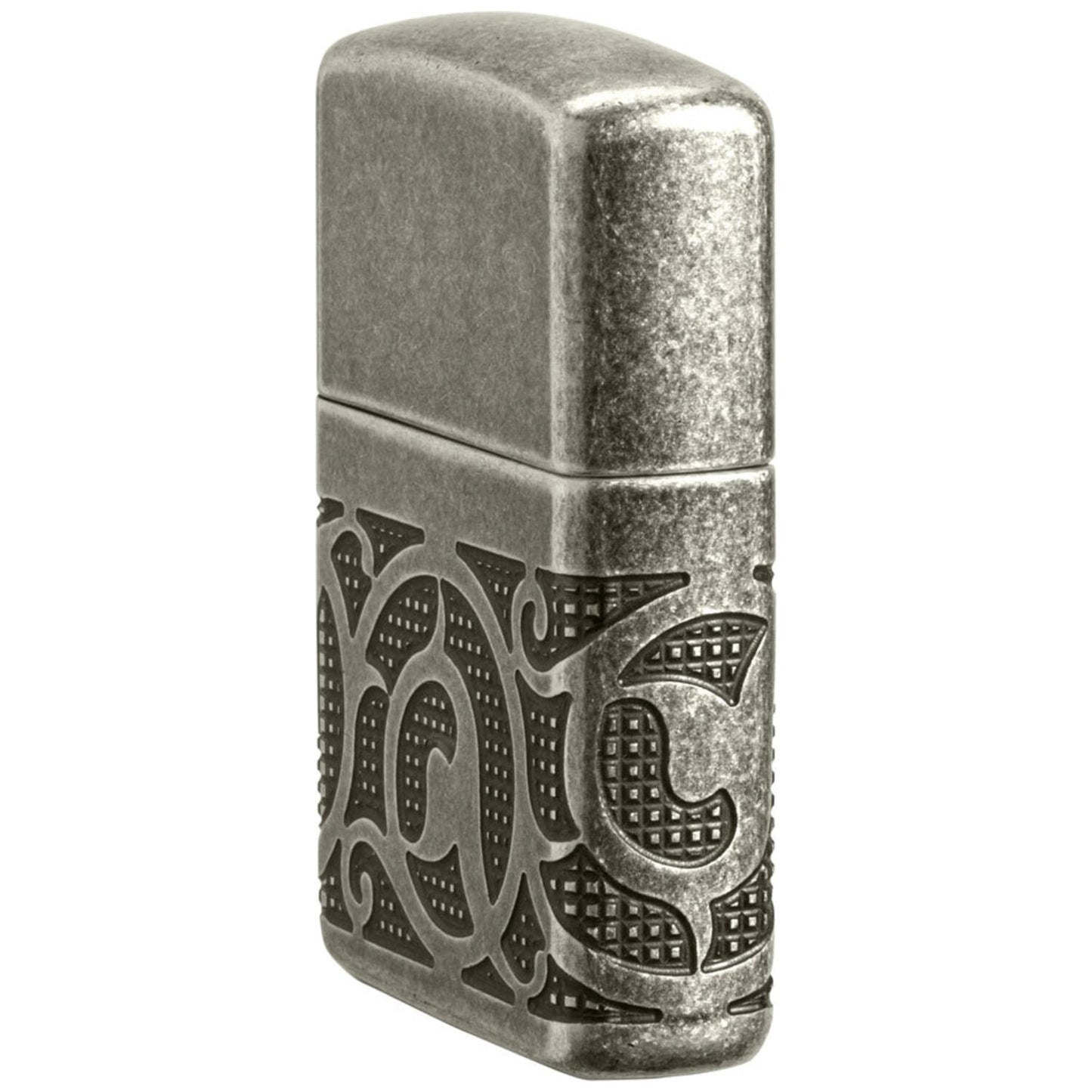 Запалка Zippo 49290 - Armor® Antique Silver Pattern Design 4