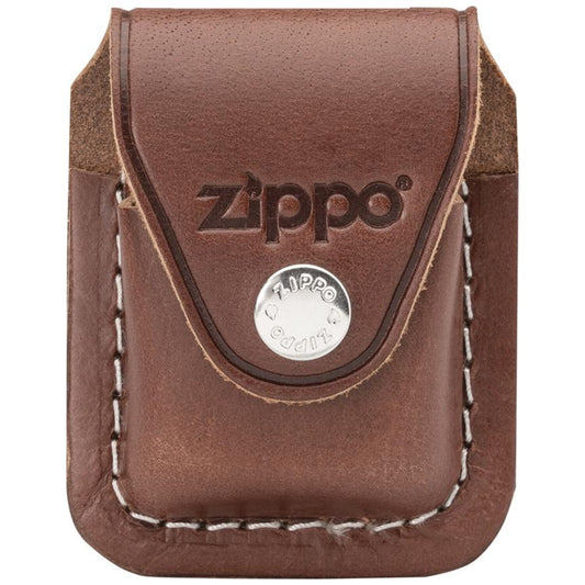 Калъф за запалка Zippo, кафяв, с клипс