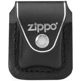 Калъф за запалка Zippo, черен, с клипс