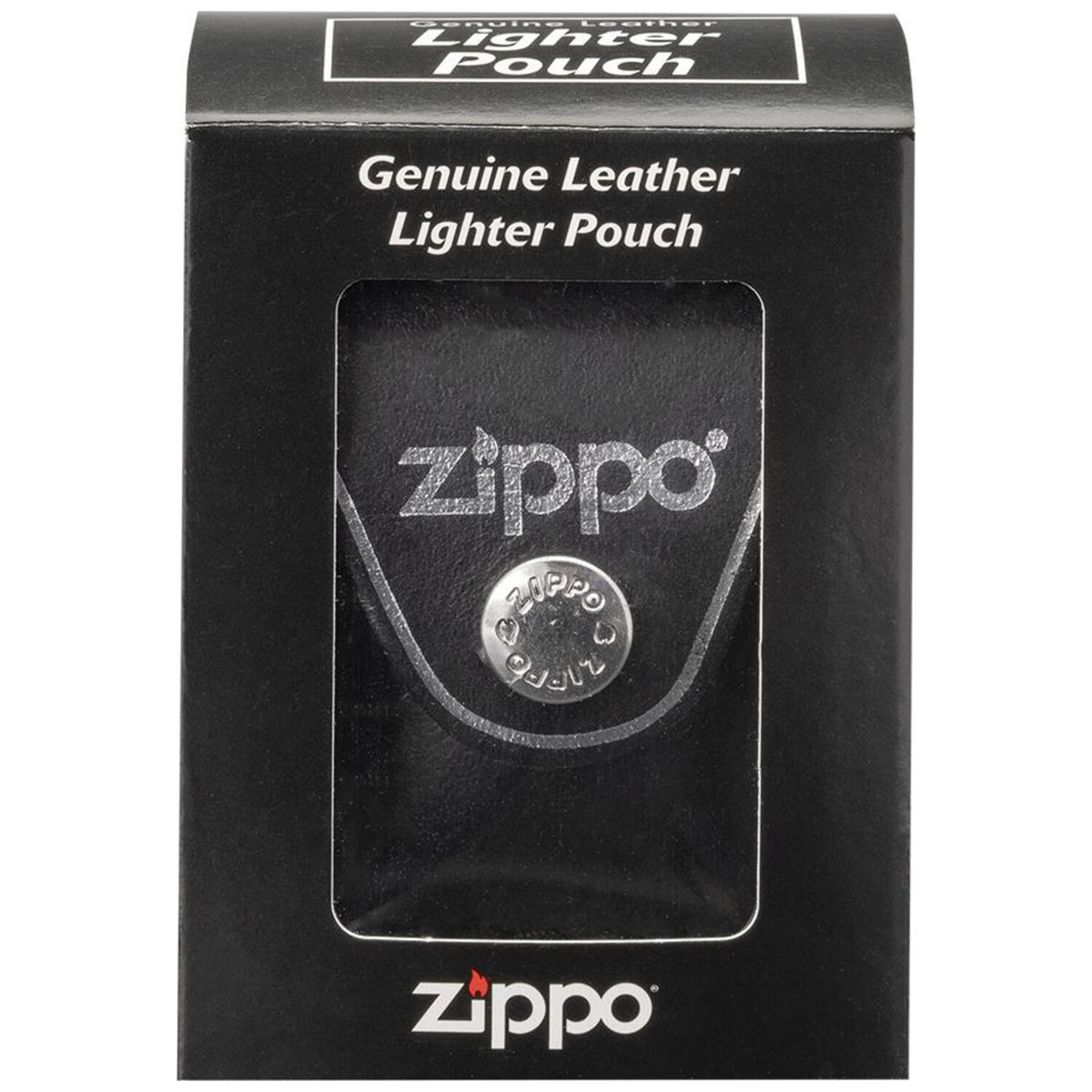 Калъф за запалка Zippo, черен, с клипс 4